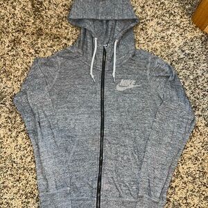 Nike Heather Gray Hoodie with Red Tag